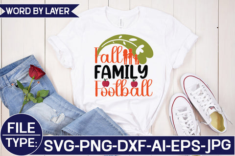 Fall Family Football SVG Cut File SVG Studio Innate 