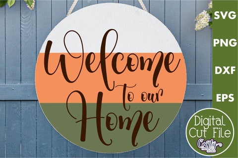 Fall Farmhouse Round Sign Bundle, Autumn Svg Door Hanger SVG Crafty Mama Studios 
