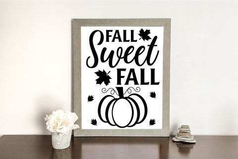 Fall Farmhouse Sign SVG | Fall Sweet Fall SVG CraftLabSVG 