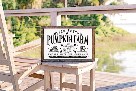 Fall Farmhouse Sign SVG | Pumpkin Patch SVG SVG CraftLabSVG 