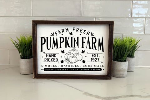 Fall Farmhouse Sign SVG | Pumpkin Patch SVG SVG CraftLabSVG 