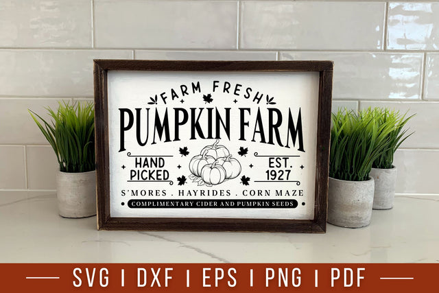 Fall Farmhouse Sign SVG | Pumpkin Patch SVG SVG CraftLabSVG 