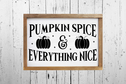Fall Farmhouse Sign SVG - Pumpkins SVG SVG CraftLabSVG 