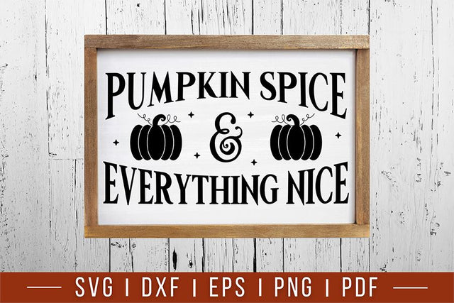 Fall Farmhouse Sign SVG - Pumpkins SVG SVG CraftLabSVG 