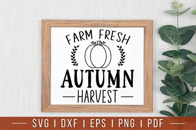 Fall Farmhouse SVG, Farm Fresh Pumpkins SVG CraftLabSVG 