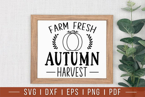 Fall Farmhouse SVG, Farm Fresh Pumpkins SVG CraftLabSVG 