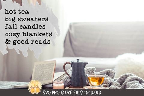 Fall Favorites Drink SVG Design Kit | Book SVG SVG Cheese Toast Digitals 