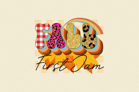 Fall First Jam Sublimation SVGArt 