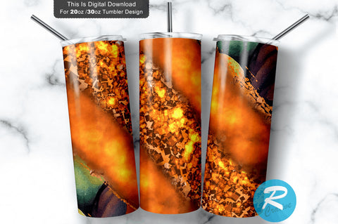 Fall Glitter Milky way 20 oz / 30 oz Tumbler PNG Sublimation Regulrcrative 