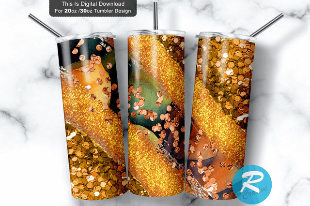 Fall Glitter Purple Brush 20 oz / 30 oz Tumbler PNG Sublimation Regulrcrative 