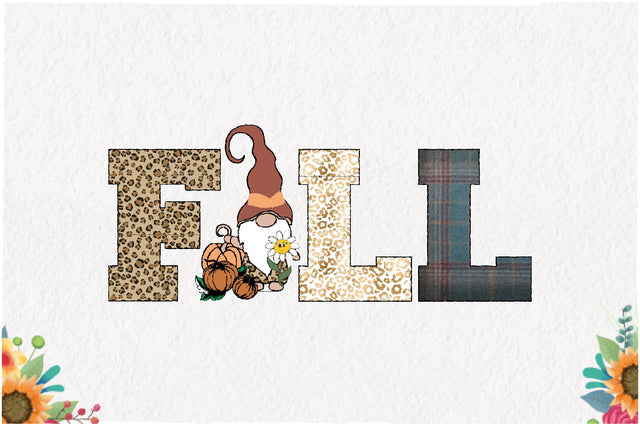 Fall Gnome Sublimation Sublimation Jagonath Roy 