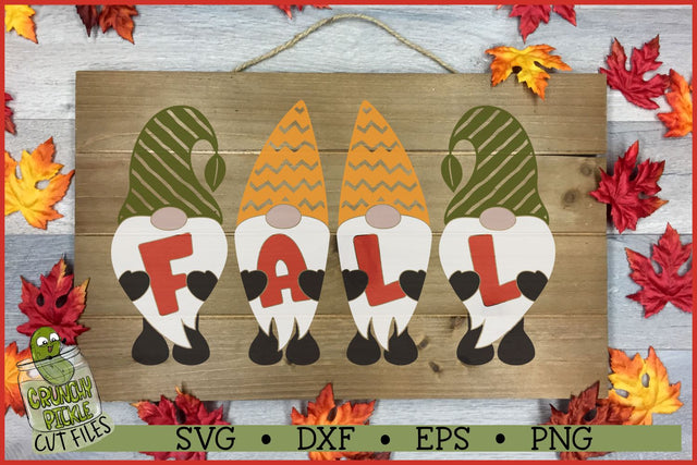 Fall Gnomes SVG File SVG Crunchy Pickle 
