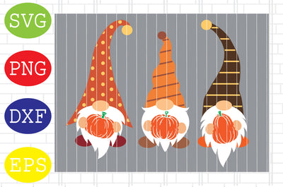 Fall Gnomes with Pumpkin Svg, Thanksgiving Svg, Autumn Svg, Autumn Gnomes Svg, Fall Svg SVG DigitalSvgFiles 