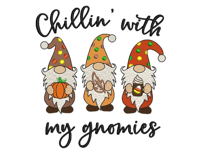 Fall Gnomies Embroidery Design Embroidery/Applique DESIGNS Nino Nadaraia 