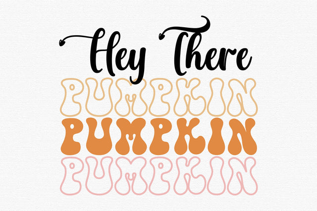 Fall Hey There Pumpkin SVG Design SVG designartist 