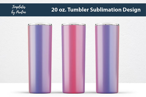 Fall Hot Pink Seamless Skinny Tumbler Sublimation Wrap PNG Sublimation Templates by Pauline 