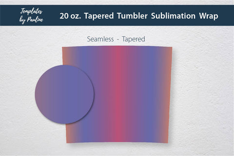 Fall Hot Pink Seamless Skinny Tumbler Sublimation Wrap PNG Sublimation Templates by Pauline 