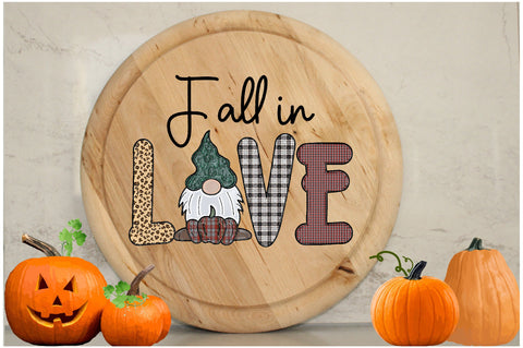 Fall in Love Gnome Sublimation Sublimation Jagonath Roy 