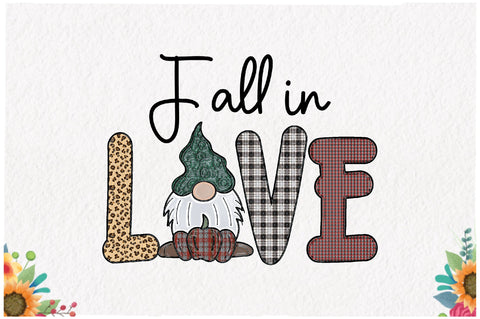 Fall in Love Gnome Sublimation Sublimation Jagonath Roy 