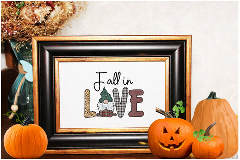 Fall in Love Gnome Sublimation Sublimation Jagonath Roy 