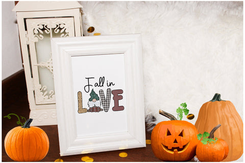 Fall in Love Gnome Sublimation Sublimation Jagonath Roy 