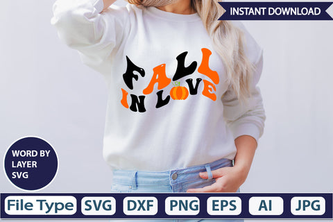 Fall In Love SVG Cut File SVG DesignPlante 503 