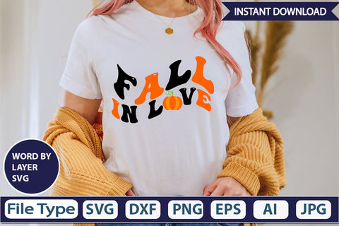Fall In Love SVG Cut File SVG DesignPlante 503 