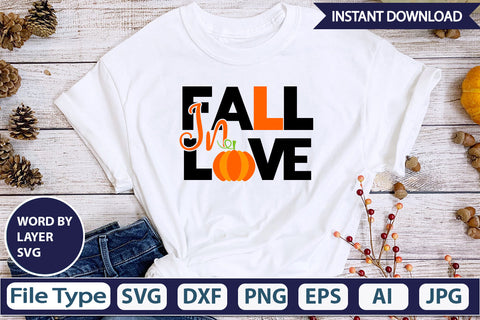 Fall In Love SVG Cut File SVG DesignPlante 503 
