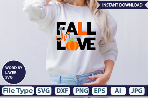 Fall In Love SVG Cut File SVG DesignPlante 503 