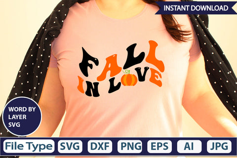 Fall In Love SVG Cut File SVG DesignPlante 503 