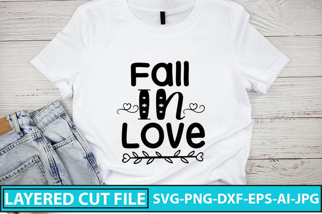 Fall In Love SVG Cut File SVG Syaman 