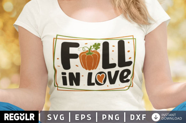 Fall in love SVG SVG Regulrcrative 