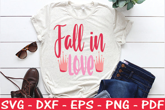 Fall in Love SVG SVG thesvgfactory 