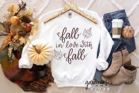 Fall in Love with Fall SVG Gardenias Art Shop 