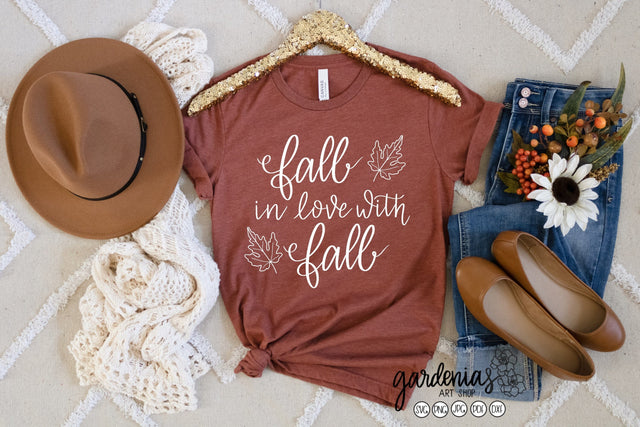 Fall in Love with Fall SVG Gardenias Art Shop 