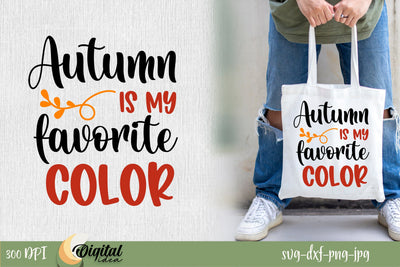 Fall inscription SVG. Autumn Is My Favorite Color SVG. SVG Evgenyia Guschina 