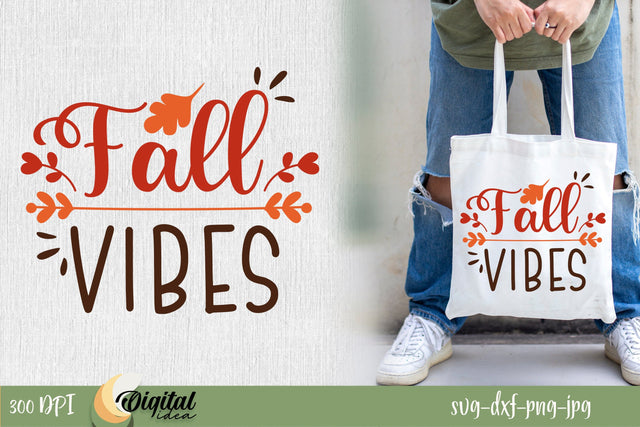 Fall inscription SVG. Fall Vibes SVG. SVG Evgenyia Guschina 