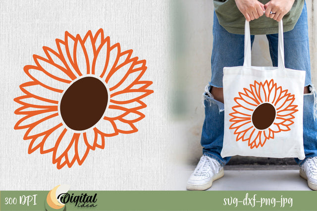 Fall inscription SVG . Sunflower Design SVG. SVG Evgenyia Guschina 