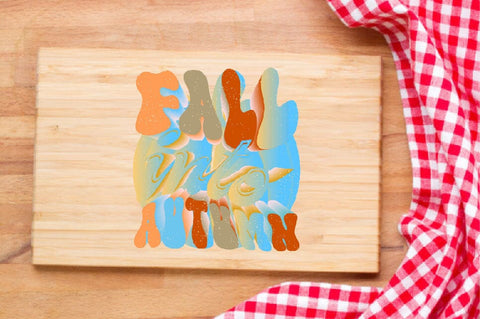 Fall into autumn Sublimation SVGArt 