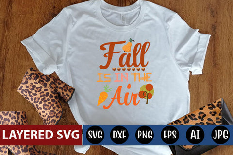 fall is in the air SVG cute file SVG Blessedprint 