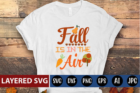 fall is in the air SVG cute file SVG Blessedprint 