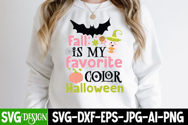 Fall Is My Favorite Color Halloween SVG Cut File, Fall Is My Favorite Color Halloween SVG Quotes, Fall Is My Favorite Color Halloween Sublimation Design SVG BlackCatsMedia 