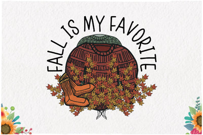Fall is My Favorite Color Sublimation Sublimation Jagonath Roy 