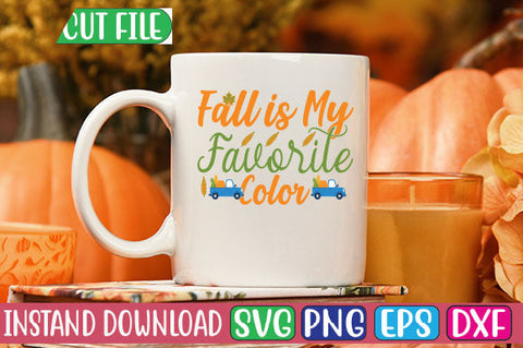 Fall is My Favorite Color SVG Cut File SVGs, Quotes and Sayings, Food & Drink, Holiday,On Sale, SVG Studio Innate 