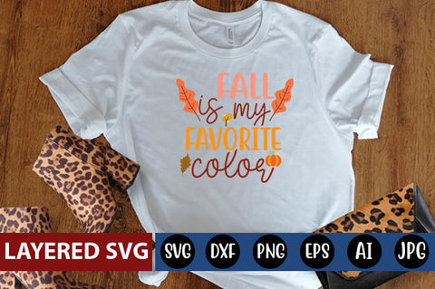 fall is my favorite color SVG cute file SVG Blessedprint 