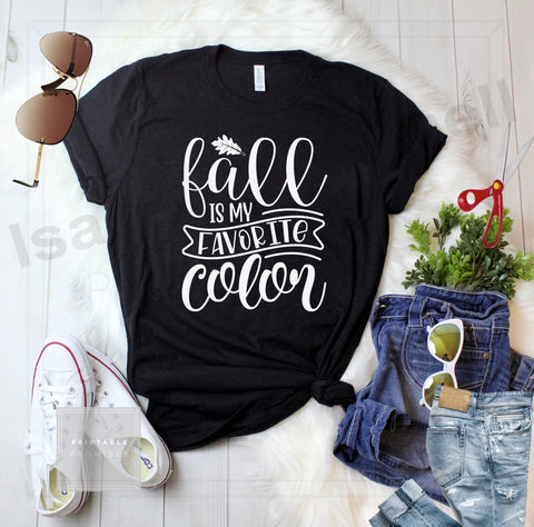 fall is my favorite color svg, fall t shirt svg, autumn t shirt, hello fall svg, fall cricut, fall cut files SVG Isabella Machell 