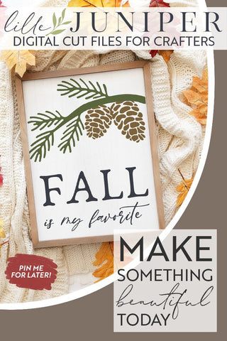 Fall is My Favorite | Fall Sign SVG | Fall SVG SVG LilleJuniper 