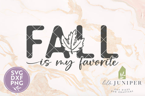 Fall is My Favorite SVG, Autumn SVG SVG LilleJuniper 