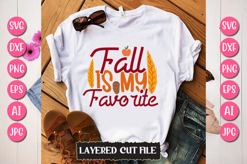 Fall is My Favorite SVG Cut File SVG Newmockups 