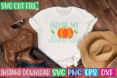 Fall is My Favorite SVG Cut File SVGs, Quotes and Sayings, Food & Drink, Holiday,On Sale, SVG Studio Innate 